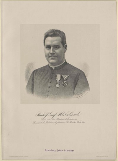 Rudolf conte Mels-Colloredo da Artist Unknown