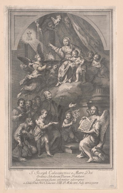 San Giuseppe di Calasanz da Artist Unknown