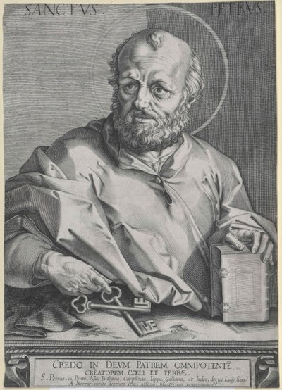 Il santo apostolo Pietro da Artist Unknown