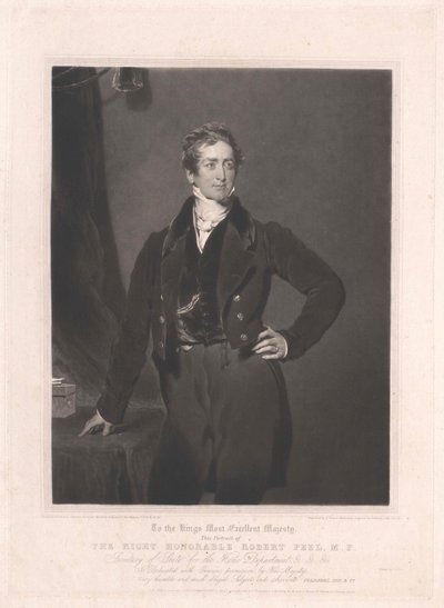 Sir Robert Peel da Artist Unknown