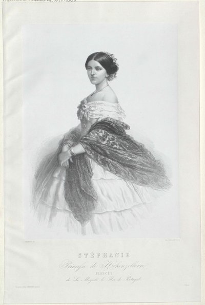 Stephanie Friederike del Casato degli Hohenzollern-Sigmaringen da Artist Unknown