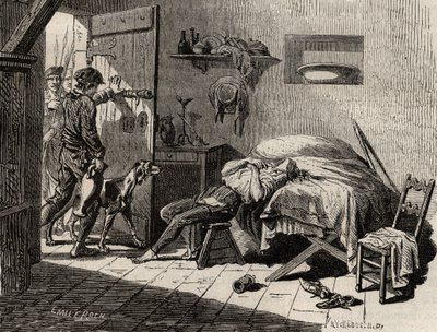 La morte di Condorcet in carcere il 28 marzo da Artist Unknown