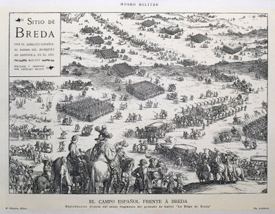 Il campo spagnolo di fronte a Breda (replica diretta del sesto frammento dell
