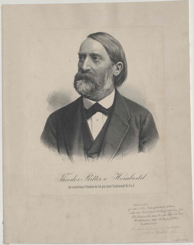 Theodor Ritter Hornbostel da Artist Unknown