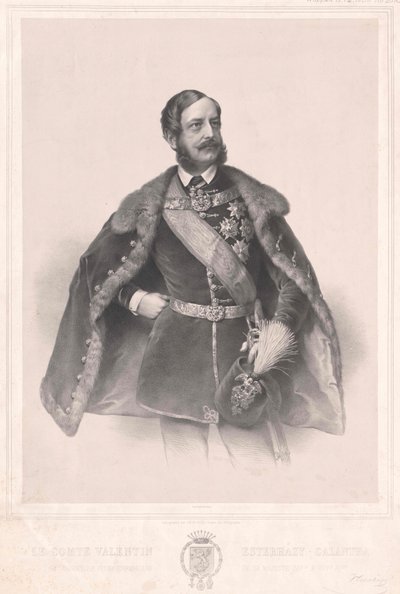 Valentino conte barone di Galantha Esterhazy da Artist Unknown