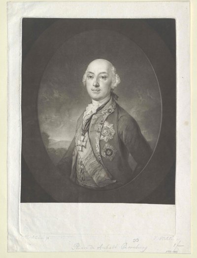 Vittorio Amedeo principe Anhalt-Bernburg-Schaumburg-Hoym da Artist Unknown