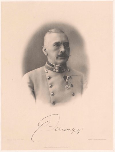 Viktor conte Dankl von Krasnik da Artist Unknown