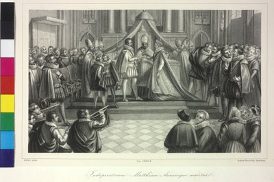 Matrimonio del re Mattia I con l