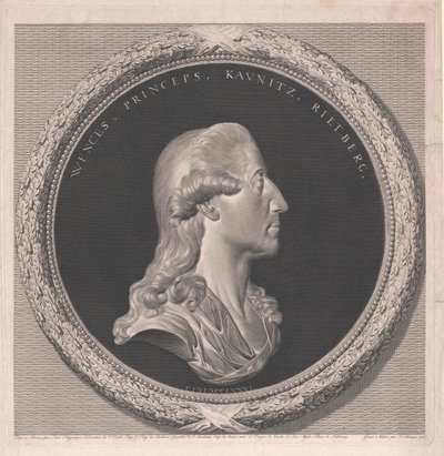 Wenzel Anton conte di Kaunitz-Rietberg da Artist Unknown