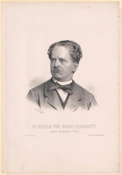 Wilhelm Bossi-Fedrigotti di Belmonte (stampa) da Artist Unknown