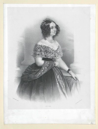 Guglielmina contessa Colloredo-Mannsfeld da Artist Unknown