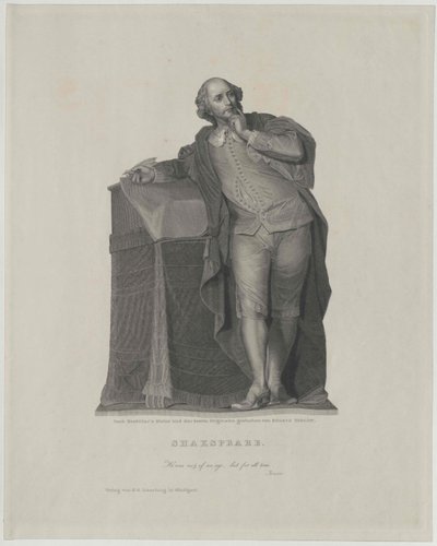 William Shakespeare da Artist Unknown