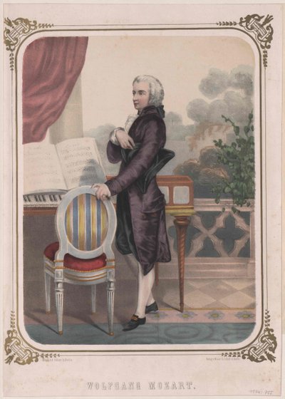 Wolfgang Amadeus Mozart da Artist Unknown