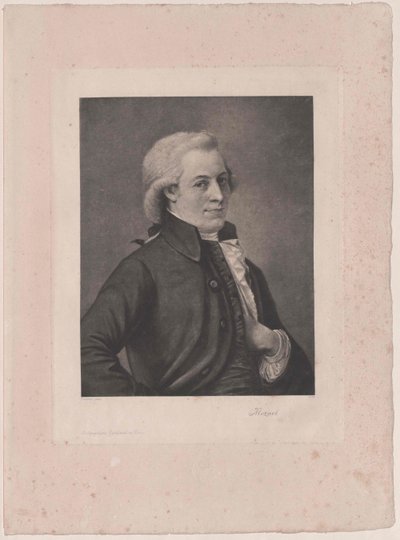 Wolfgang Amadeus Mozart da Artist Unknown