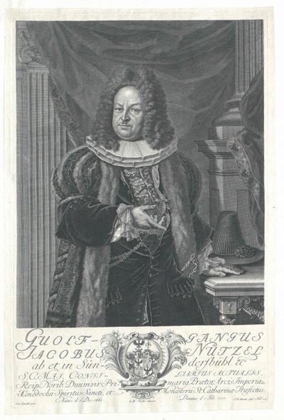 Wolfgang Jacob Nuetzel von Suendersbuehl da Artist Unknown