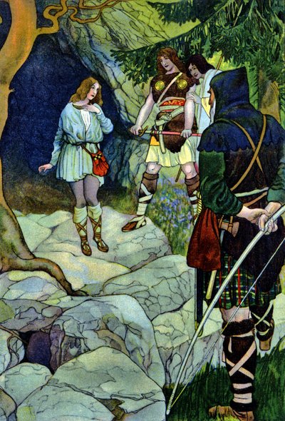 Cimbelino, opera di William Shakespeare, c.1880 (stampa) da Artus Scheiner