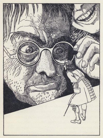 Illustrazione per I viaggi di Gulliver di Jonathan Swift da Artus Scheiner