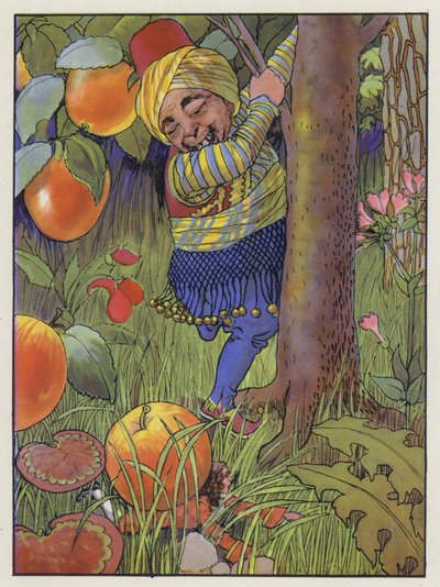 Illustrazione per I viaggi di Gulliver di Jonathan Swift da Artus Scheiner