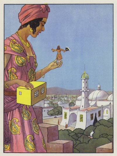 Illustrazione per I viaggi di Gulliver di Jonathan Swift da Artus Scheiner