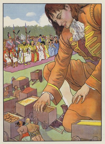 Illustrazione per I Viaggi di Gulliver di Jonathan Swift da Artus Scheiner
