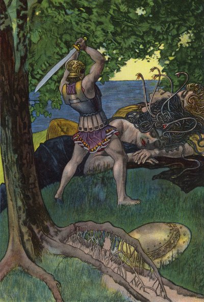 Perseo che taglia la testa di Medusa da Artus Scheiner