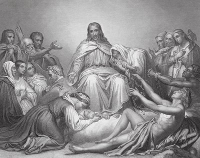 Cristo il Consolatore, Luca, Cap IV, vv 16, 21 da Ary (after) Scheffer