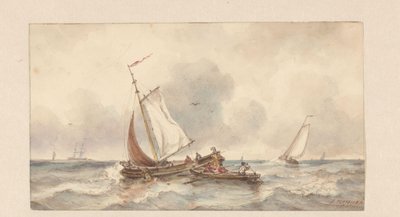 Navi in mare da Ary Pleijsier (signed by artist)