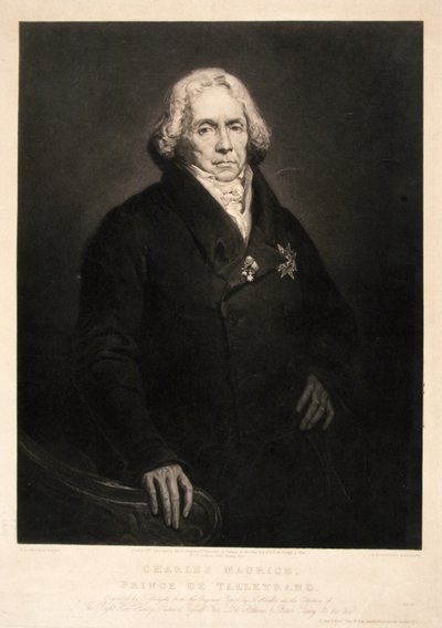 Charles Maurice Principe di Talleyrand, pub. 1835 da Ary Scheffer
