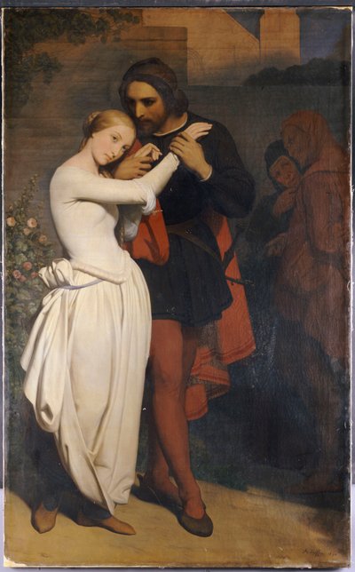 Faust e Margherita nel giardino, 1846 da Ary Scheffer