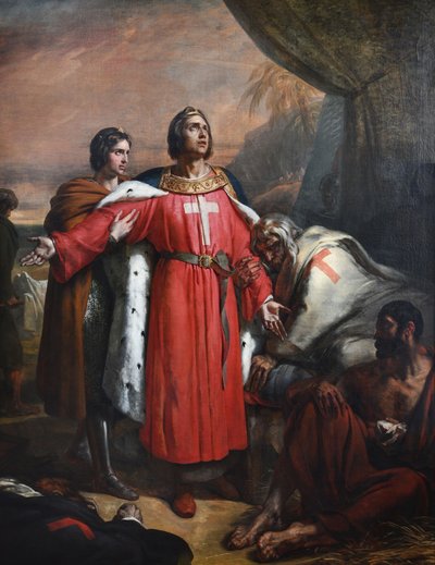 Francese: Saint Louis visiterant les pestiférés da Ary Scheffer