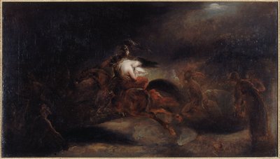 Lénore, les morts vont vite, 1830 circa (olio su tela) da Ary Scheffer