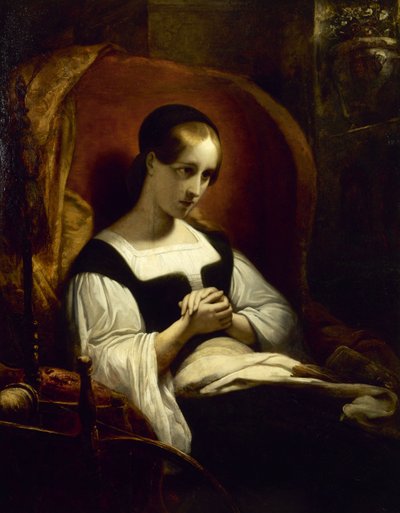 Margherita al filatoio, c. 1831 da Ary Scheffer
