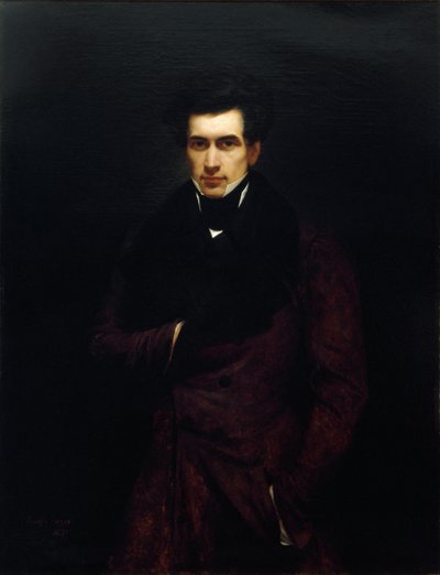 Ritratto di Armand Carrel da Ary Scheffer