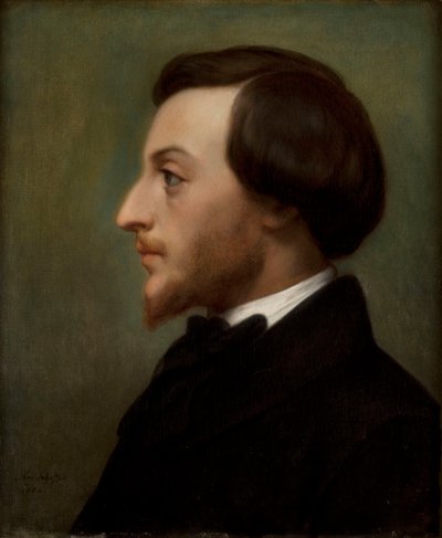 Ritratto dello scrittore Louis Ratisbonne 1827-1900, 1852 da Ary Scheffer