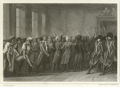 I girondini marciarono verso la morte da Ary Scheffer
