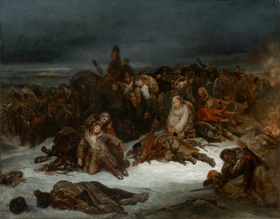 La Ritirata di Napoleone da Ary Scheffer