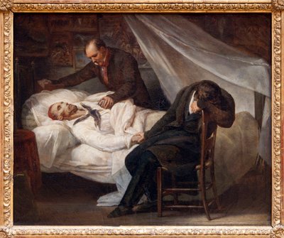 La morte di Gericault da Ary Scheffer