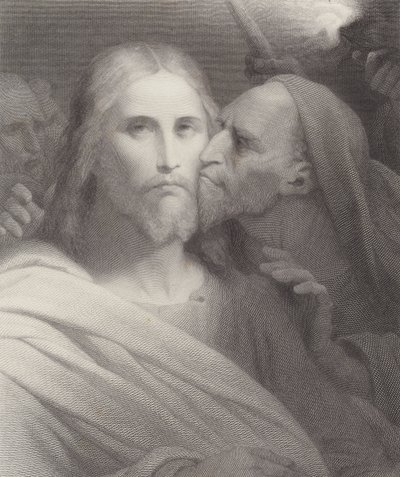 Il bacio di Giuda da Ary Scheffer