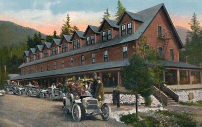 Locanda del Parco Nazionale del Monte Rainier, c. 1916 da Asahel Curtis