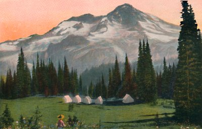 Monte Rainier da Indian Henrys da Asahel Curtis