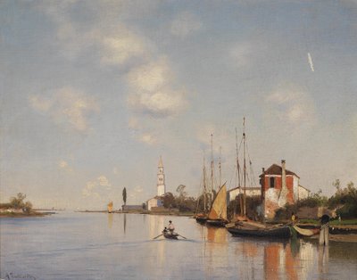 Ascan Lutteroth Mazzorbo bei Venedig da Ascan Lutteroth