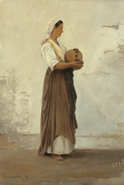Ragazza di Capri, 1871 da Ascan Lutteroth