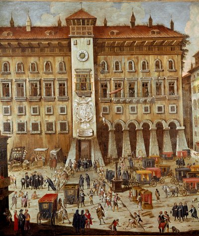 Piazza del Tribunale della Vicaria a Napoli al tempo della rivoluzione di Masaniello. Criminali giudicati davanti all