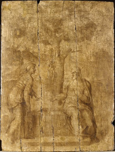 Cristo e la donna di Samaria da Ascribed to Michelangelo