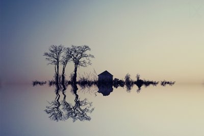 Riflesso sereno sull