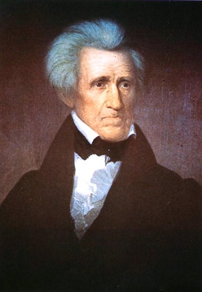 Generale Andrew Jackson (litografia a colori) da Asher Brown (after) Durand