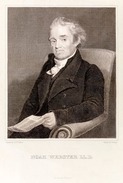 Noah Webster: lessicografo americano da Asher Brown Durand