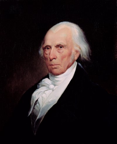 Ritratto di James Madison, 1833 da Asher Brown Durand