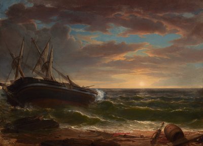 La nave incagliata da Asher Brown Durand