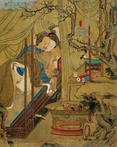 Arte asiatica: scena erotica da Asian School